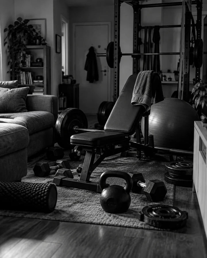 Bulky home gym equipment